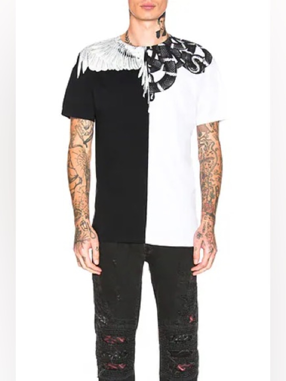 Marcelo Burlon County Of Milan Snake Wing T-Shirt Sz Small
(Sep A-2)